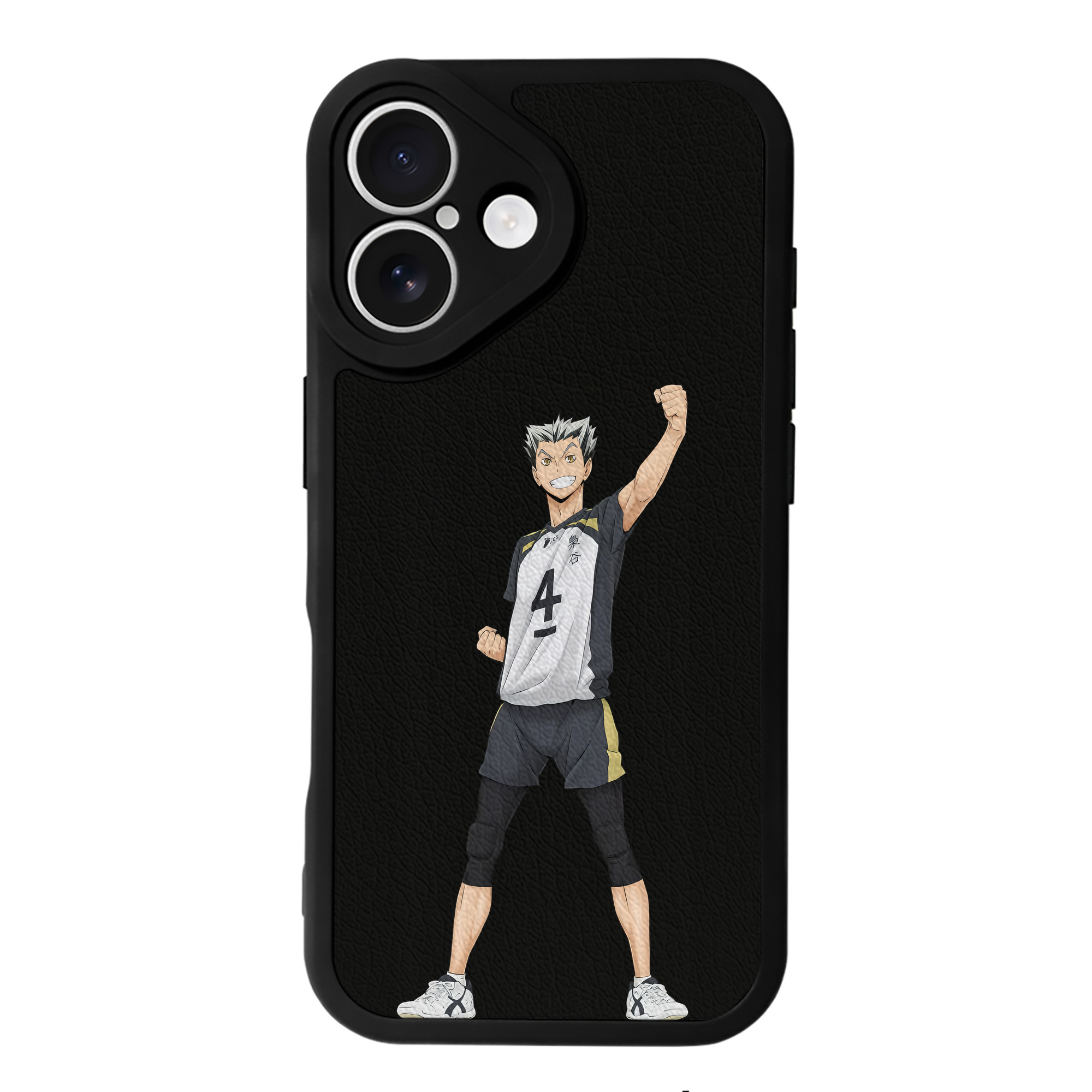 （画像用） ハイキュー!! Haikyu!! 【iPhone 16シリーズ対応】シリコンスマホケース（レザー調） 材質：シリコン
